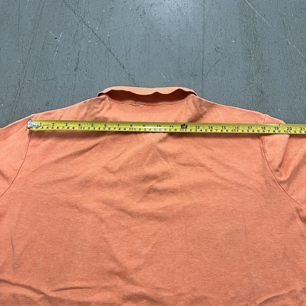 Polo Ralph Lauren Mens Orange Classic Fit Short Sleeve Polo Shirt Size XL Cotton